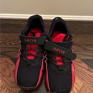 Kids Black and Red Sneakers